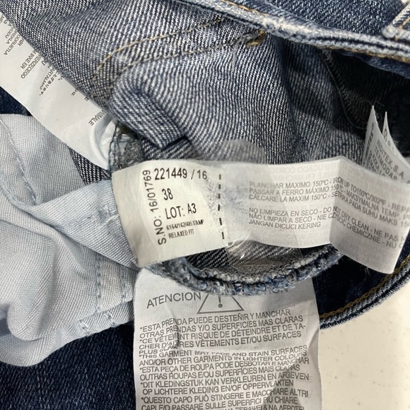 ZARA Z1975 Stamp distressed Basic Denim Jeans size 6 - Picture 10 of 13